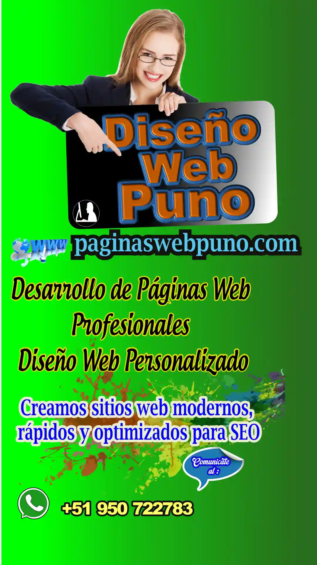 ofrecemos paginas web en Puno - Perú
